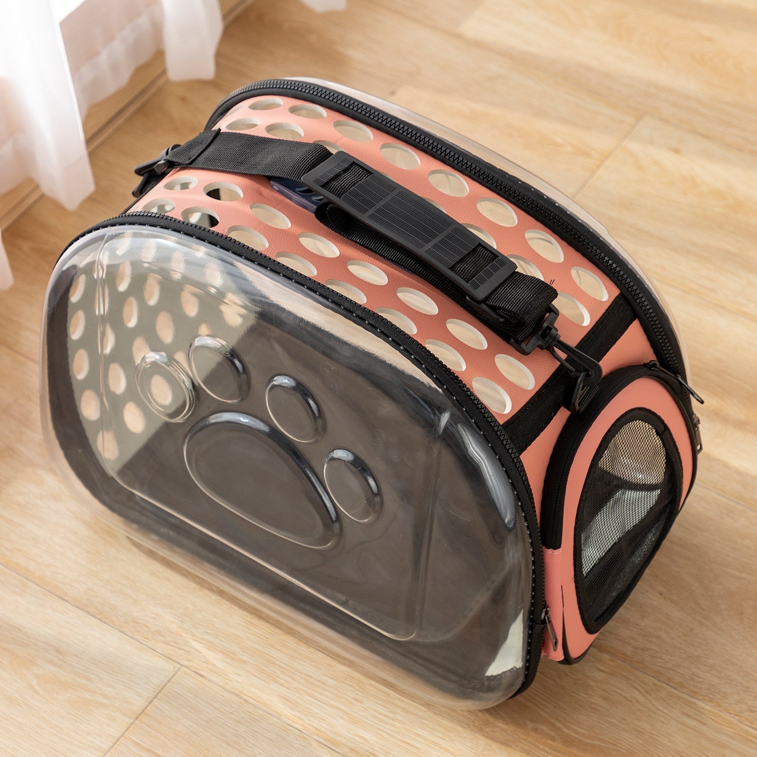 Cat Space Transparent Capsule Carrier Bag