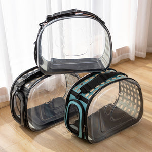 Cat Space Transparent Capsule Carrier Bag