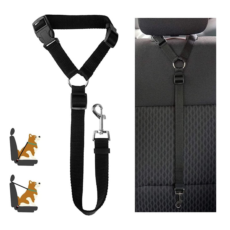 Adjustable Car Seat Belt Dog Harness